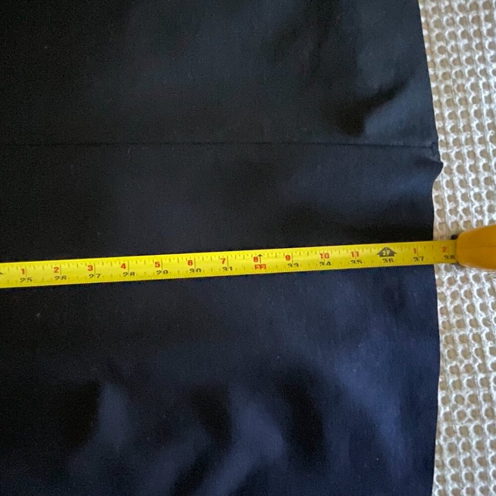 COS Black A-line V-neck Minimalist Lyocell Dress Euro Size M - Picture 7 of 8